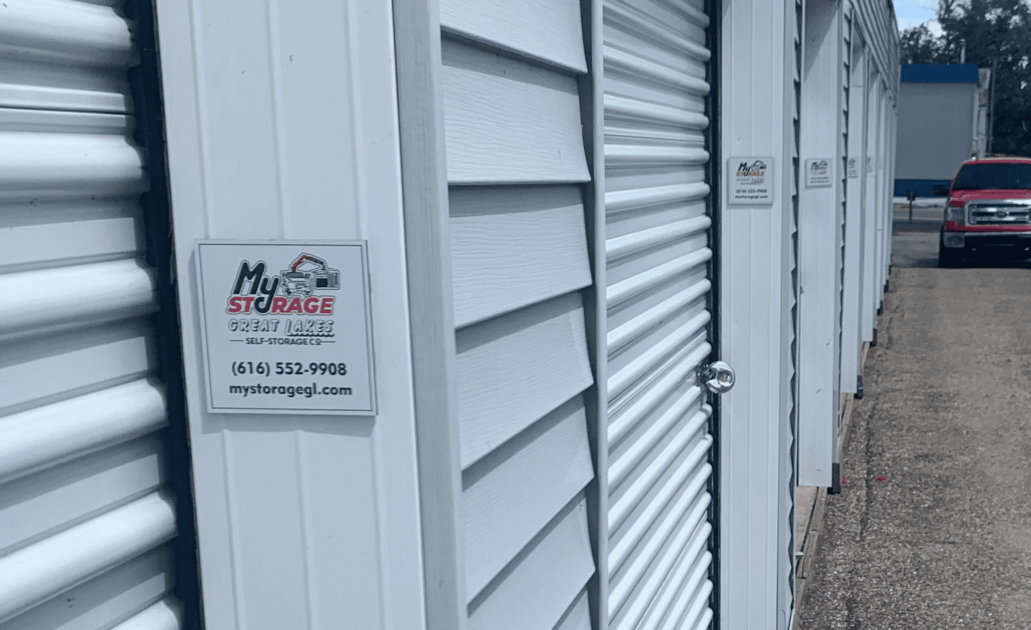 My Storage America branded unit doors